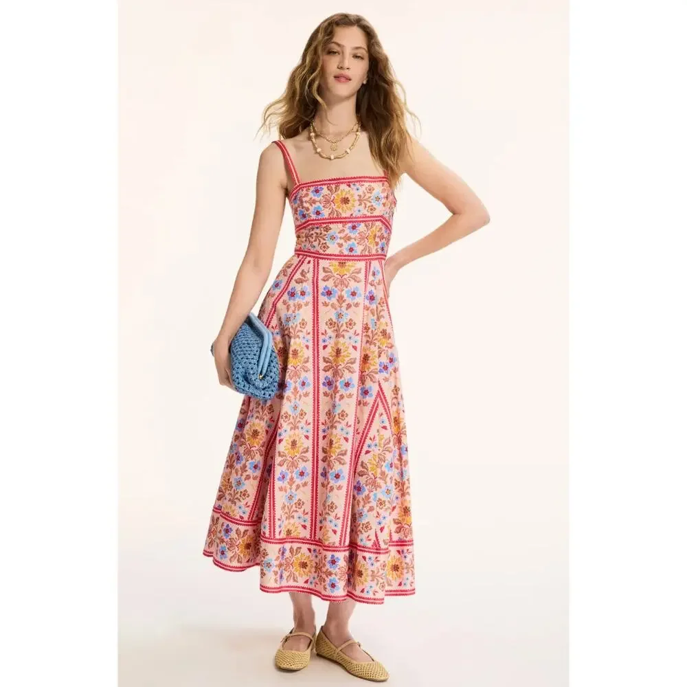 Hill House Home The Margot Dress in Pink Floral